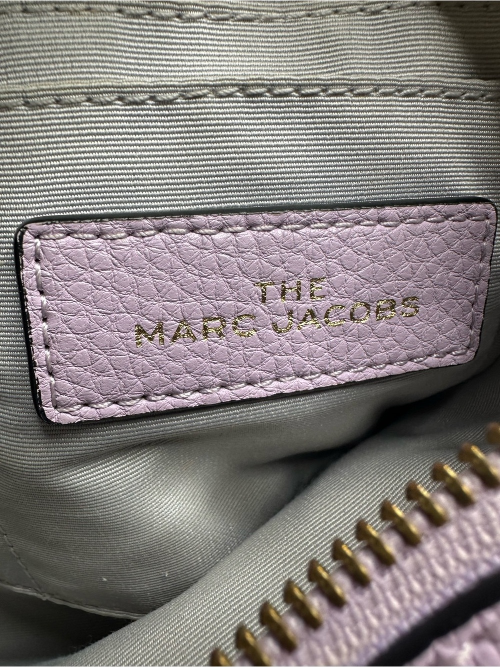 Marc Jacobs The Cosmo Crossbody Bag Languid Lavender Leather - Picture 8 of 9